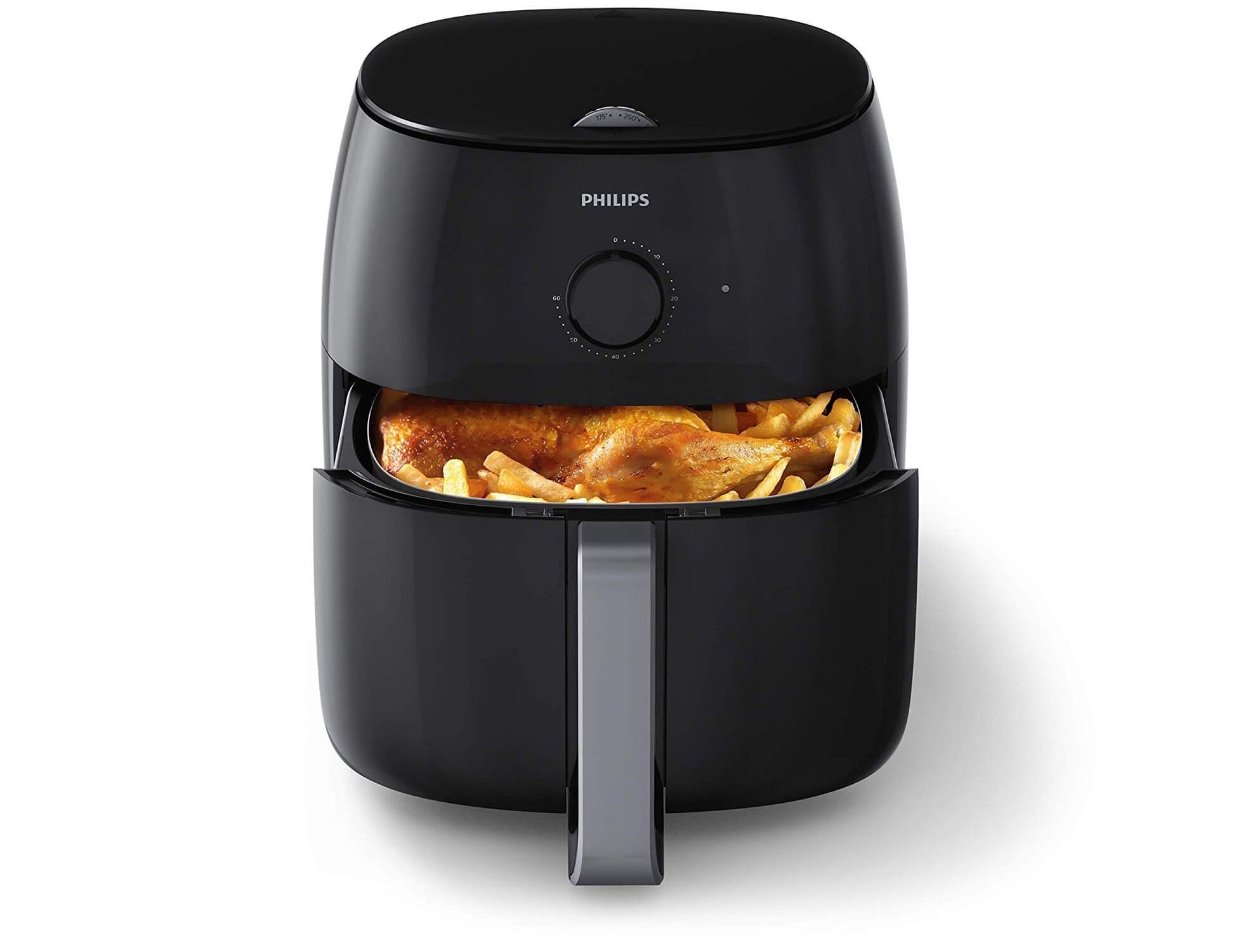 Philips HD9750/90 Airfryer XXL 超大容量空气炸锅 2225W 黑色 适合4-5人量,到手129.99欧,原价269.99欧!特价!