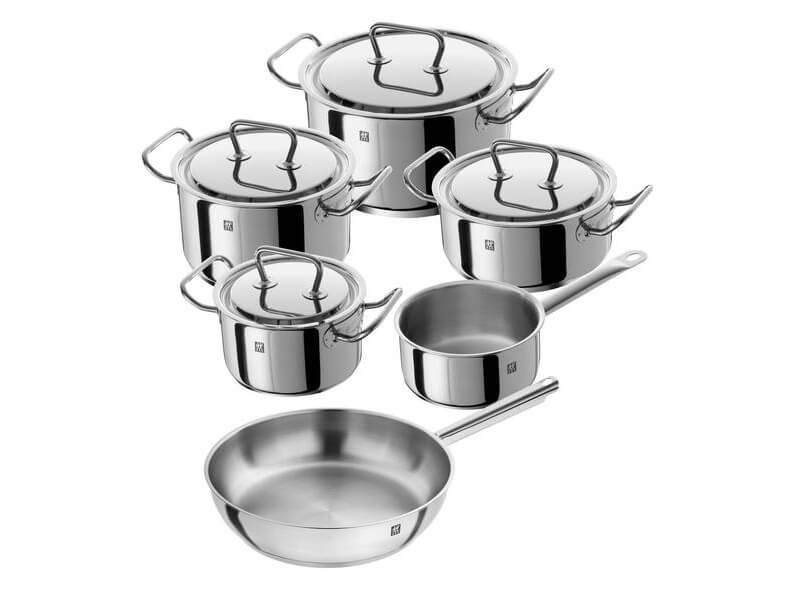 双立人 Zwilling Twin Classic 不锈钢 锅具6件套 18/10不锈钢 电磁炉适用,现在到手99.99欧!满100欧折上85折!