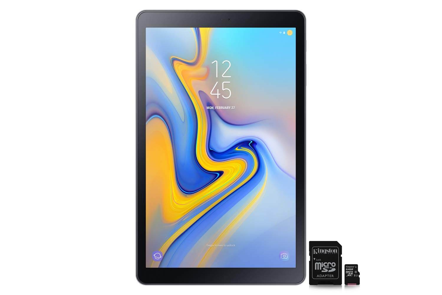 三星 Samsung Galaxy Tab A 10.5寸平板电脑 Wi-Fi版 灰色 + 64GB闪存卡，到手189欧，原价329欧！