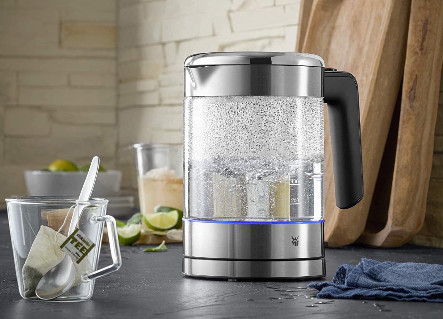 福腾宝 WMF Küchenminis 玻璃烧水壶 1900瓦 1升，到手55.99欧，原价79.99欧！