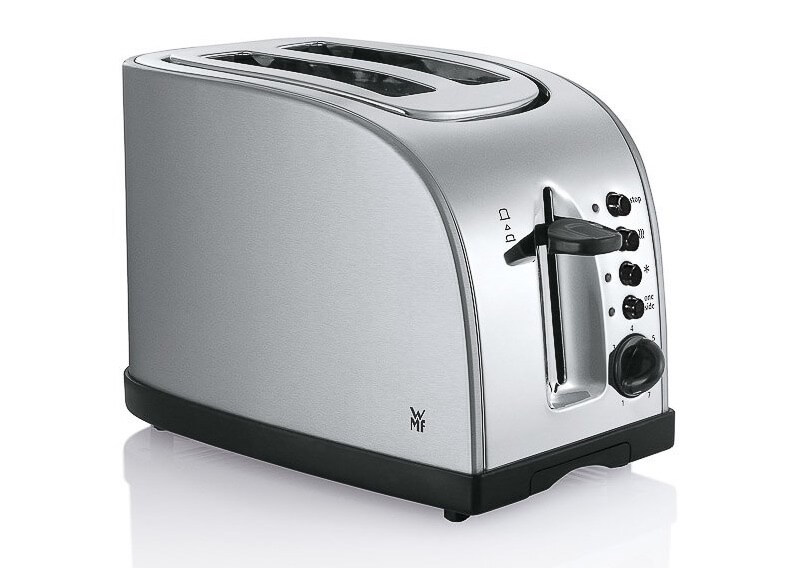 福腾宝WMF Stelio 不锈钢吐司机 烤面包机 900瓦功率 7档加热，到手38.24欧，原价64.99欧！
