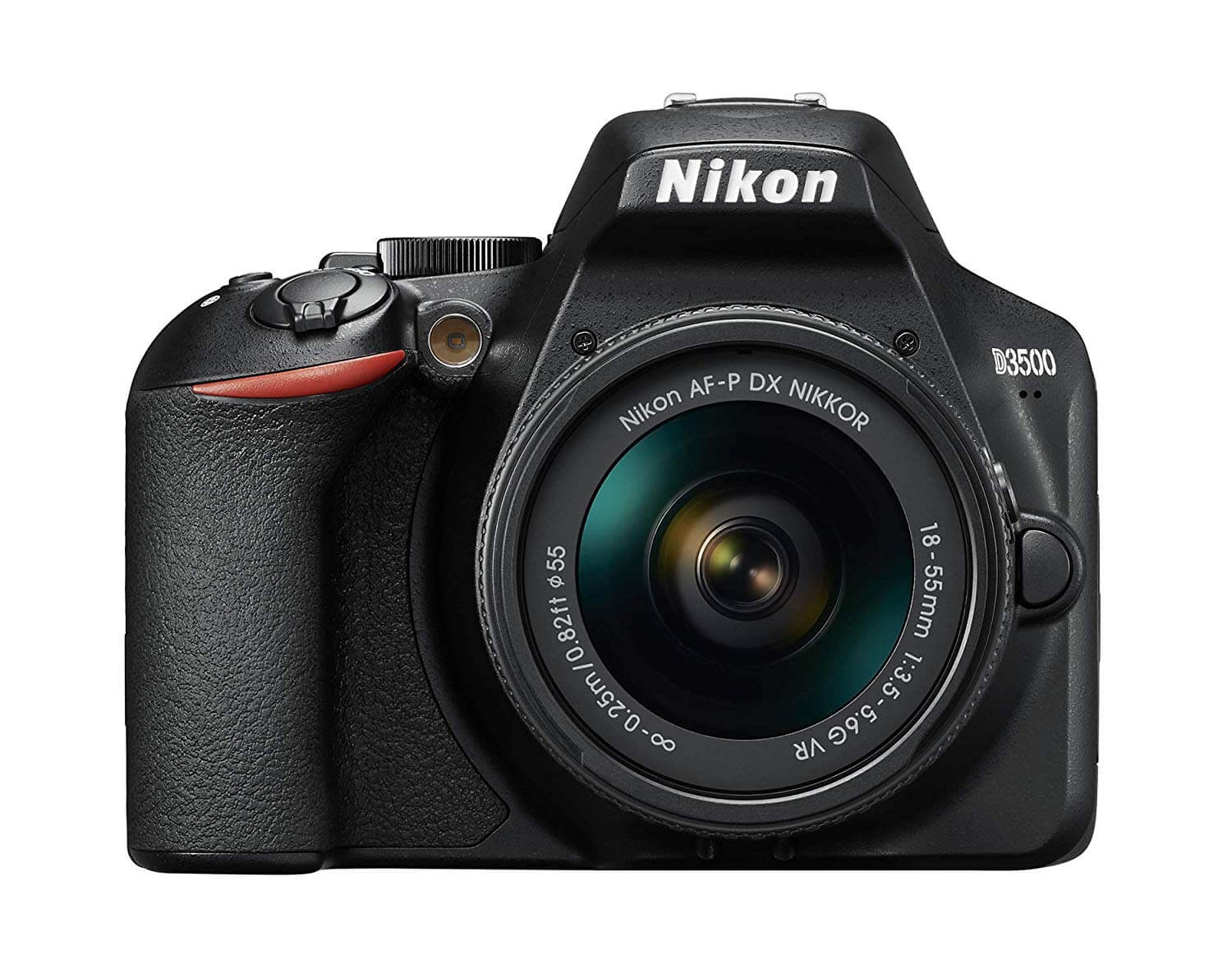 尼康 Nikon D3500 单反套机 3.2寸翻转屏 2420万分辨率 带 AF-P DX 18-55 VR镜头,到手299欧,原价499欧!