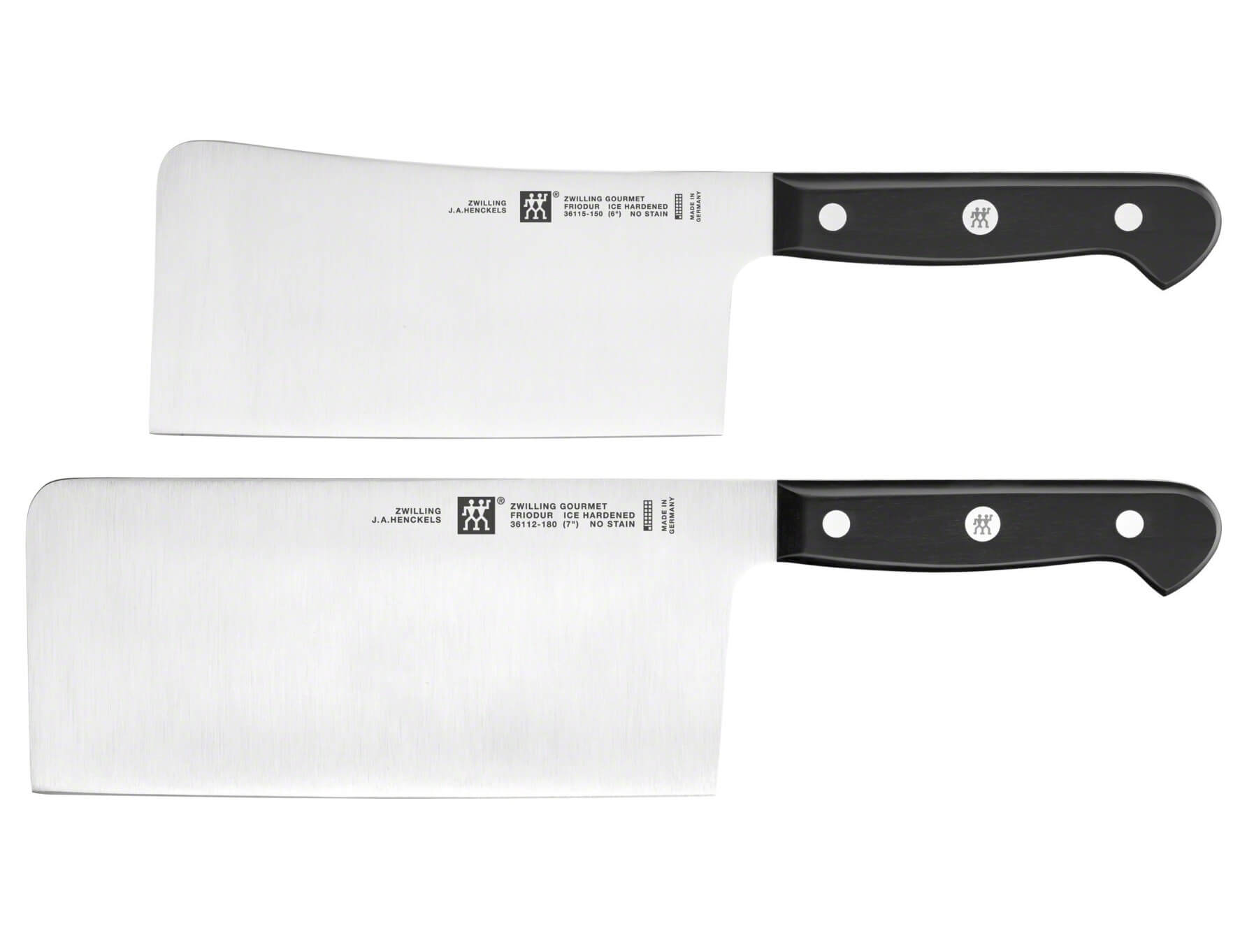 双立人ZWILLING 5折!ZWILLING Gourmet 高端系列刀具两件套 中片菜刀+砍骨刀,到手89.95欧,原价134欧!特价!