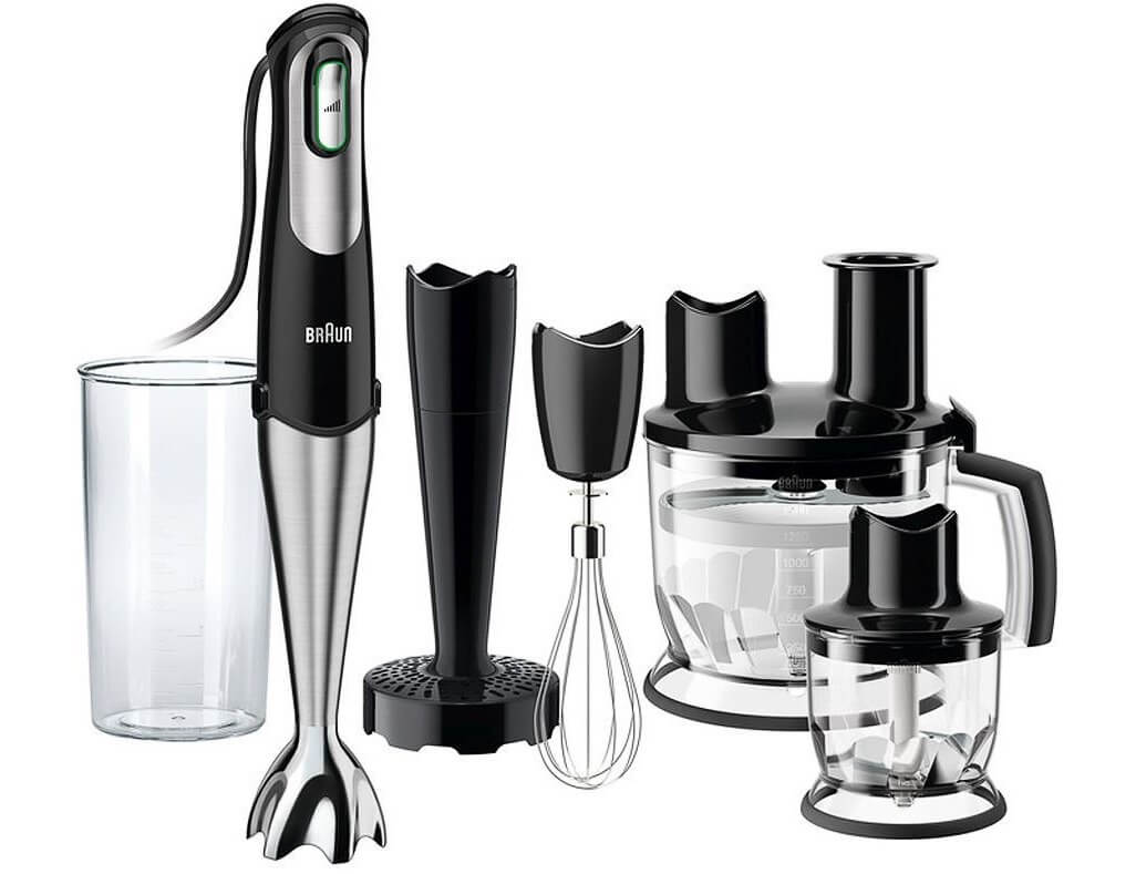 博世 Braun MQ787 Multiquick 7 Gourmet 多功能料理机套装7件套 750w,到手89.12欧,原价159.99欧!