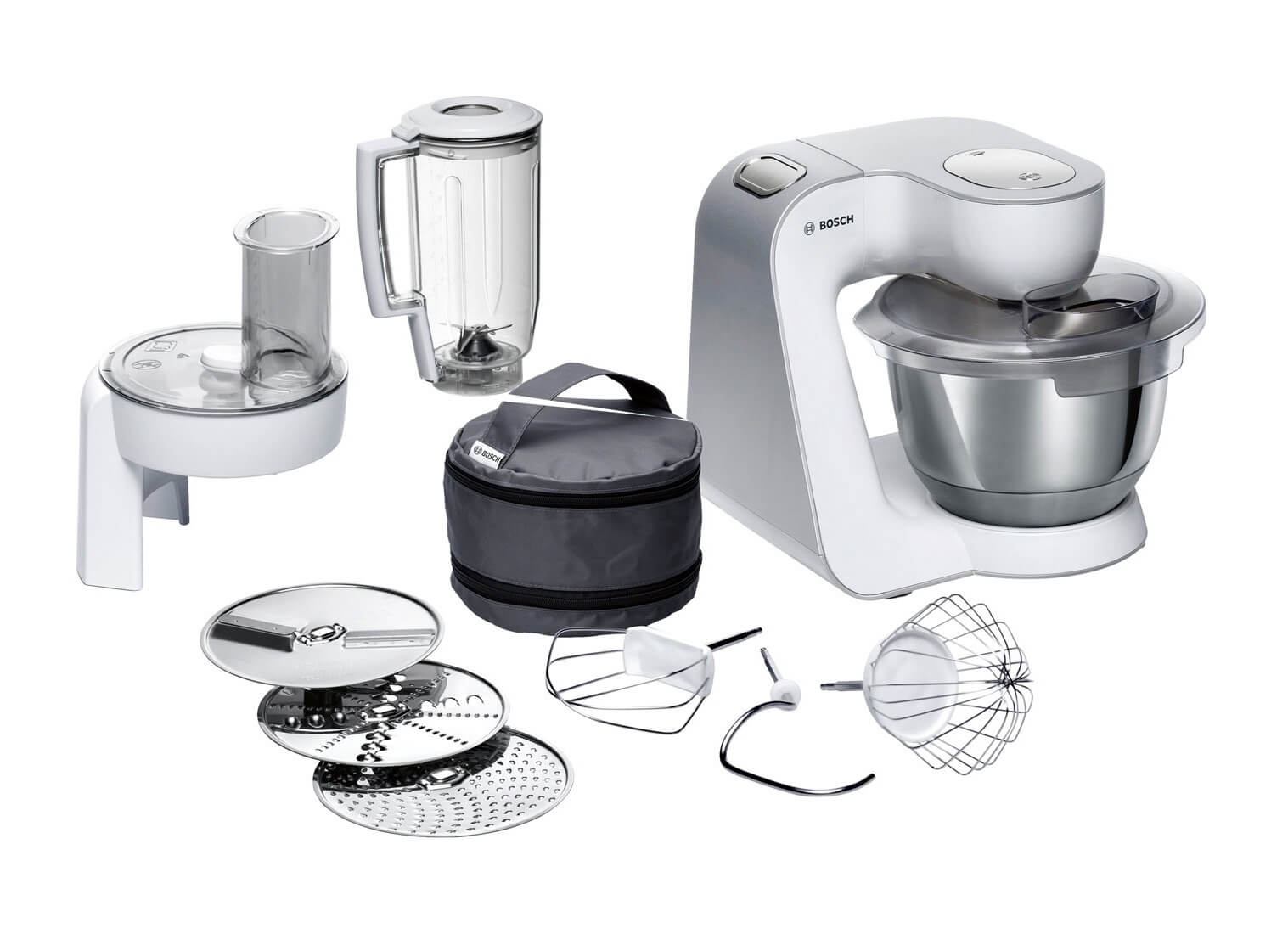 Bosch CreationLine MUM58W20 多功能厨师机 1000w功率,现在到手195欧!!