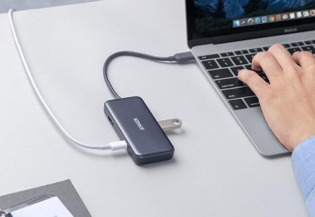 Anker 3-in-1 USB-C 3合1集线器 扩展坞 支持USB-C/HDMI/USB 3.1接口，现在到手9.9欧！！特价！