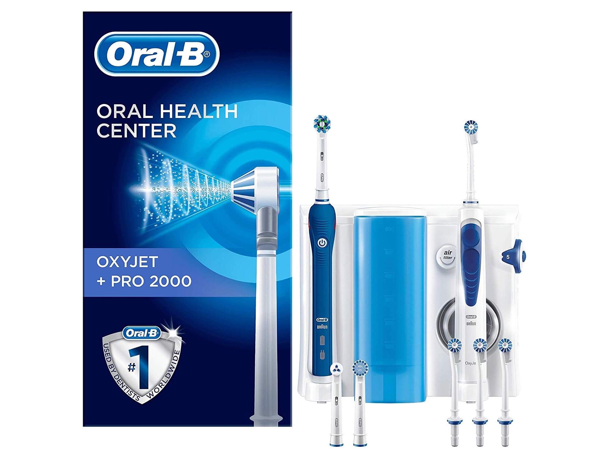 Oral B Mundpflegecenter Pro 00 Elektrische Zahnburste Oxyjet Munddusche Fur 100 79 19 08 16 德亚打折特价活动 Mmmai De