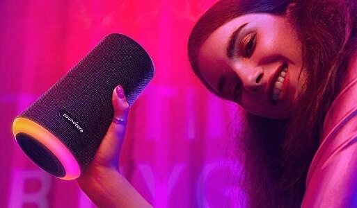 Anker Soundcore Flare+ 便携蓝牙音箱 360°高保真环绕立体声 5色可调节奏霓虹灯 IPX7防水 20小时播放时间,到手39.99欧,原价112.99欧!特价!