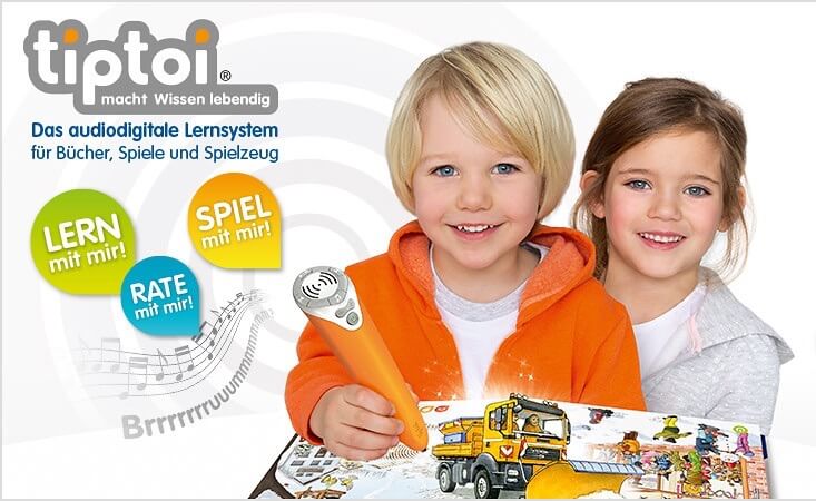 超级推荐！德国Ravensburger tiptoi 儿童点读笔和配套书籍低至5折！有声图书最低到手11.19欧，原价24.99欧！