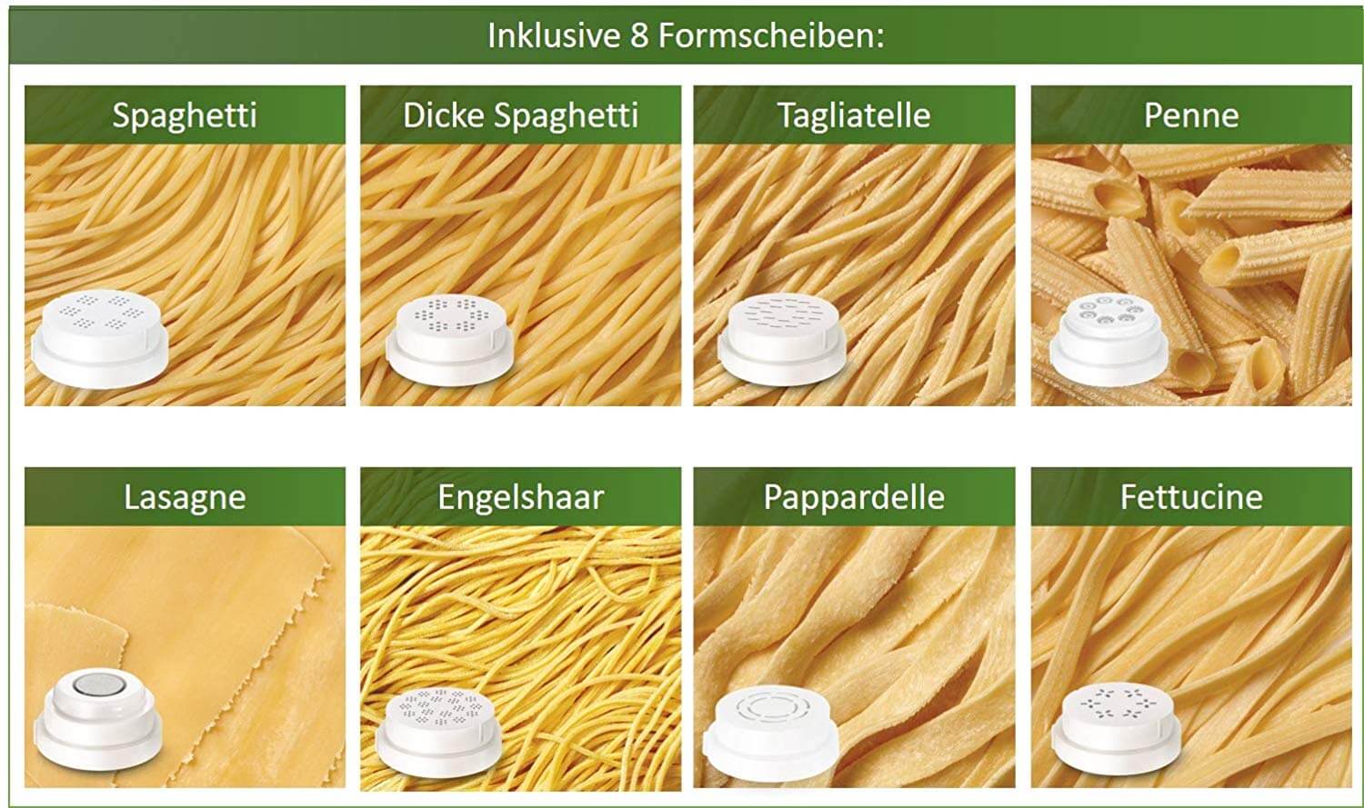 Philips HR2382/15 Pastamaker (200 W, vollautomatische Nudelmaschine