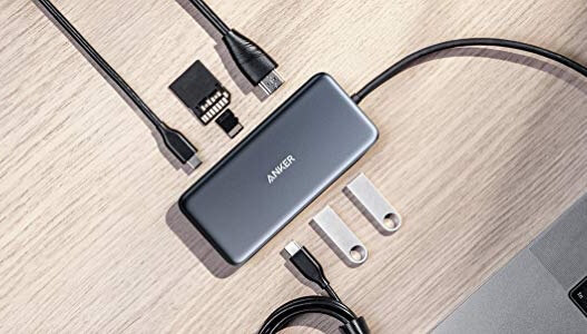Anker USB C Hub 7-in-1 7合1 USB C 集线器 转接器 100瓦Power Delivery充电,到手31.99欧,原价39.99欧!
