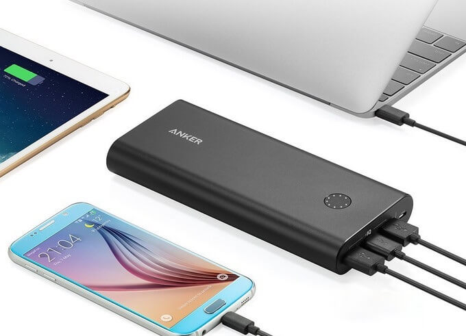 Anker PowerCore+ 26800mAh 移动电源 超大容量 双向快充,到手79.99欧,原价85.85欧!
