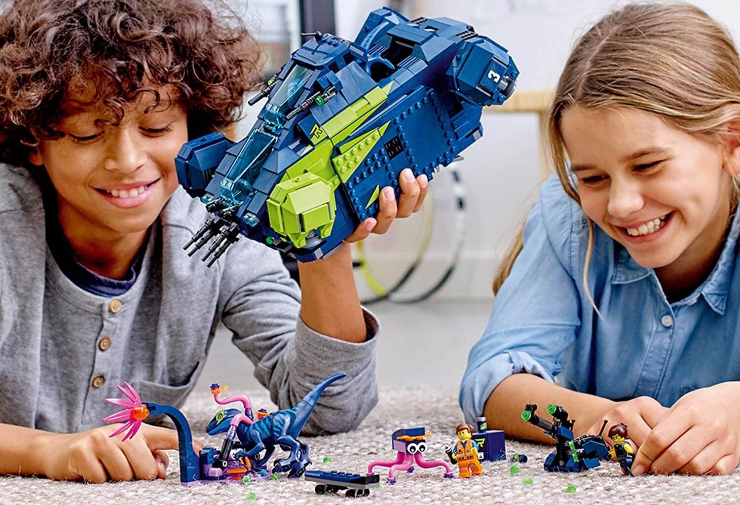 乐高大电影2系列 LEGO Movie 2 70835 Der Rexplorer von Rex! 雷克斯的战斗飞船,现在到手79.9欧!!