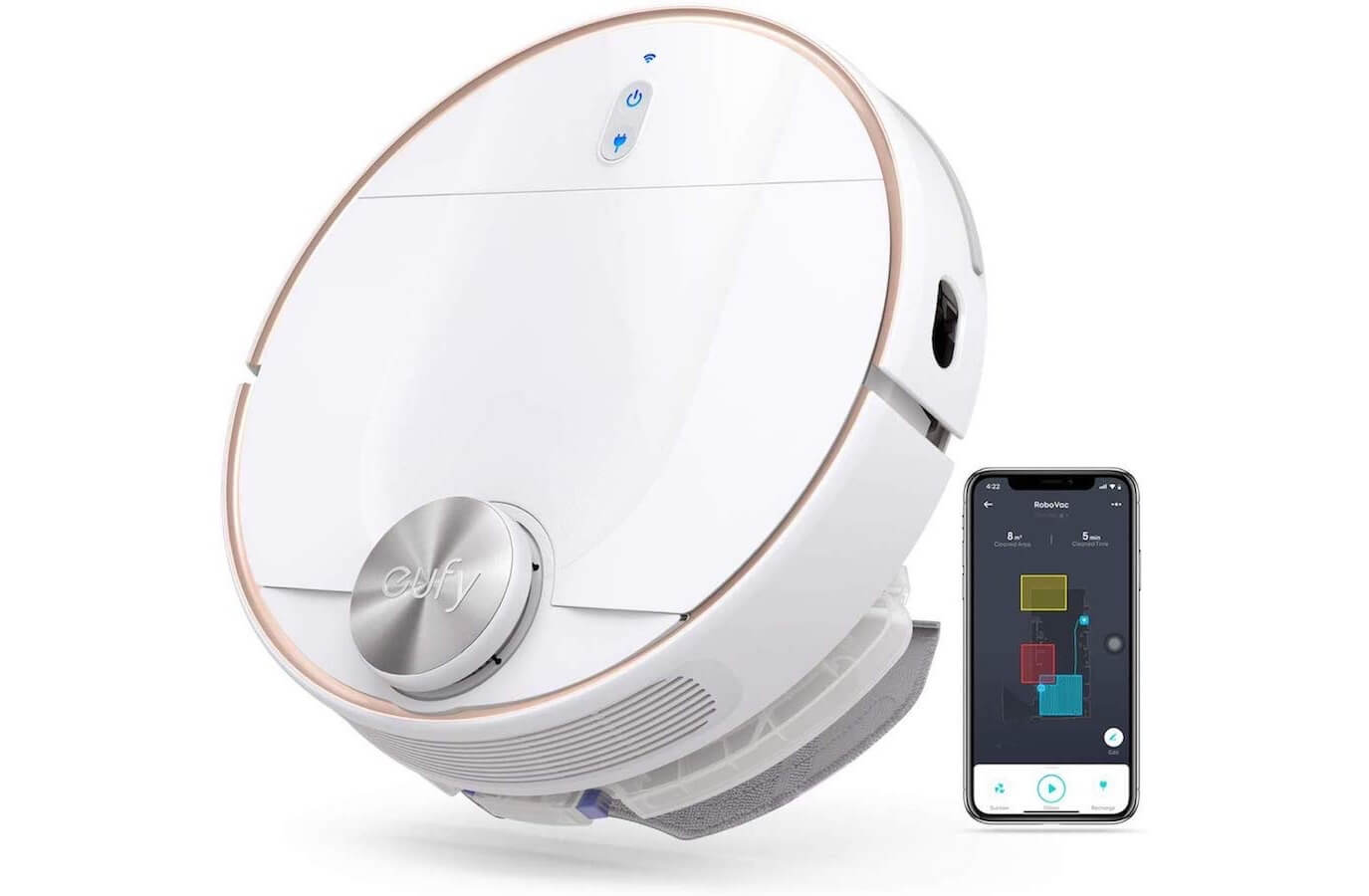 eufy RoboVac L70 Hybrid 扫拖一体机器人 2200Pa吸力 iPath激光导航系统 2.5小时续航,到手349.99欧,原价499.99欧!