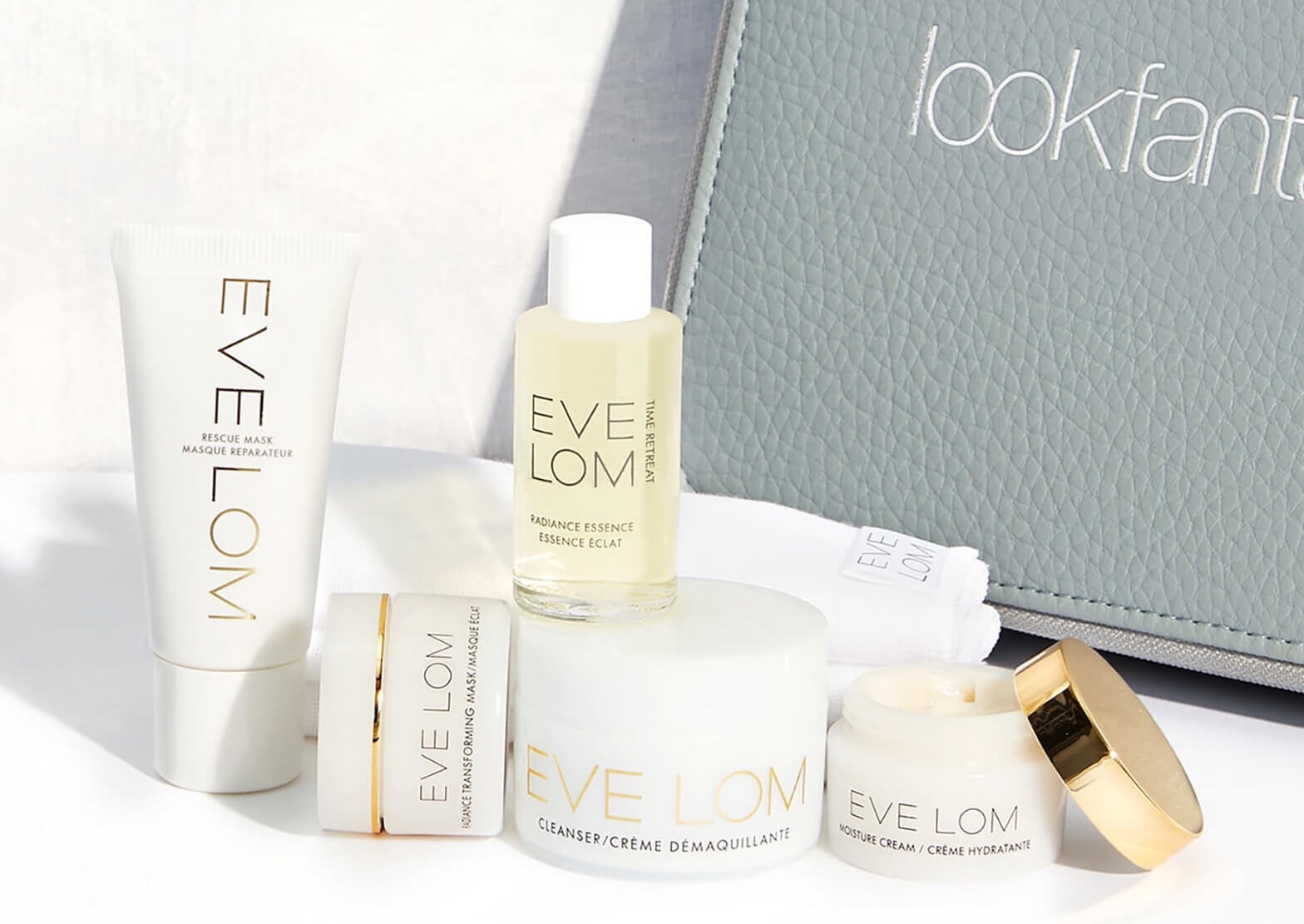 Eve Lom X Lookfantastic Discovery Bag 探索礼盒,总价值67欧,现在到手43欧+全站满69欧送LF化妆刷