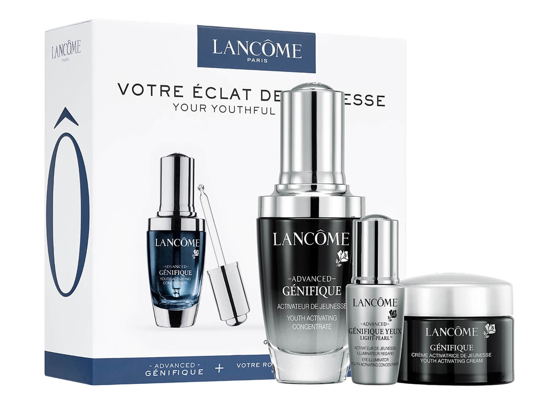 兰蔻 Lancôme Advance Génifique Serum Set 小黑瓶精华套装 含小黑瓶30ml+大眼精华5m+小黑瓶面霜15ml,到手76欧,原价105.45欧!