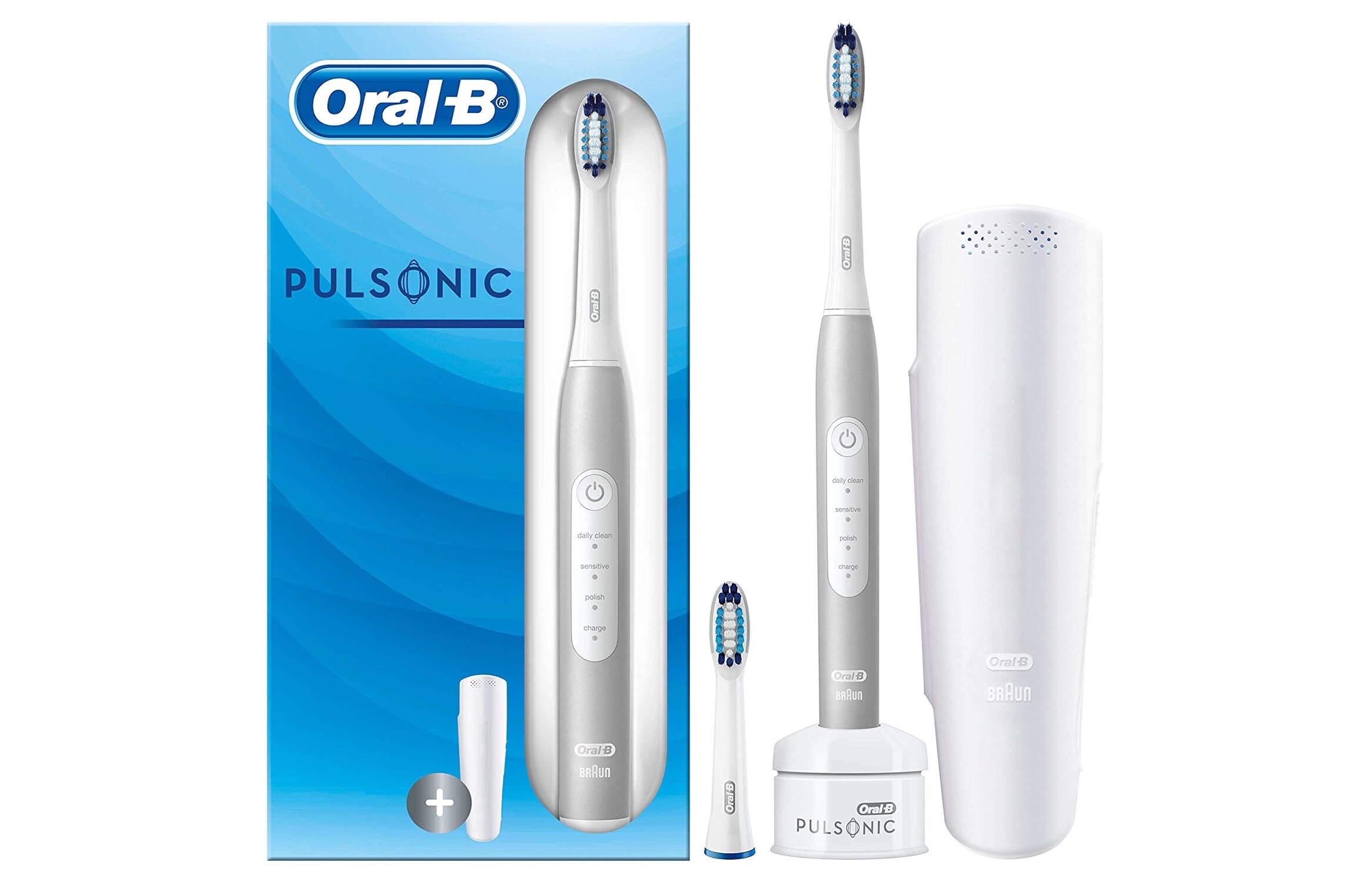 Oral-B Pulsonic Slim Luxe 4200 声波电动牙刷 三种清洁模式 2分钟定时提醒,到手74.99欧,原价144.99欧!
