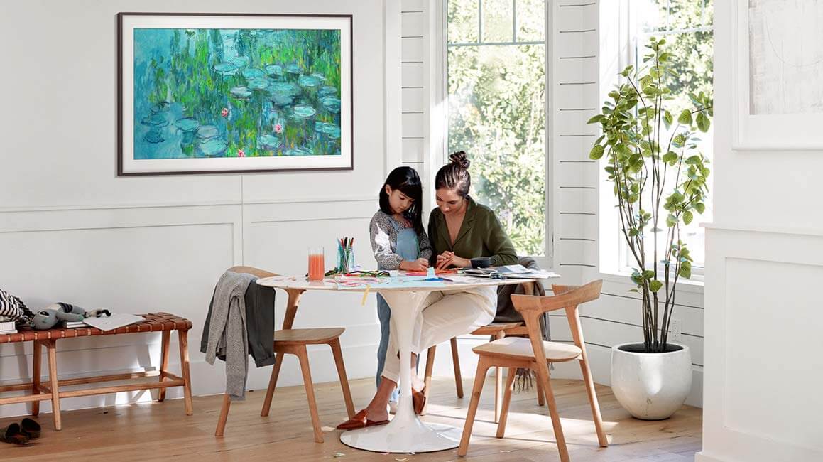 三星 Samsung LS03R The Frame 65寸 QLED 光质量子点画框电视 4K分辨率，到手1,398.99欧，原价1,607.57欧！