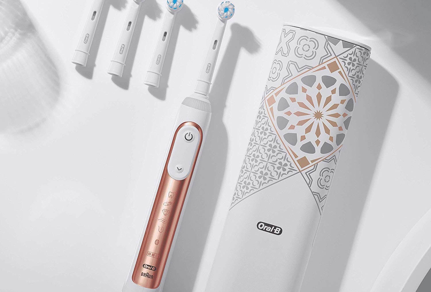 欧乐B Oral-B Genius X Luxe Edition 人工智能电动牙刷 玫瑰金,到手158.99欧,原价419.99欧!全德免邮!