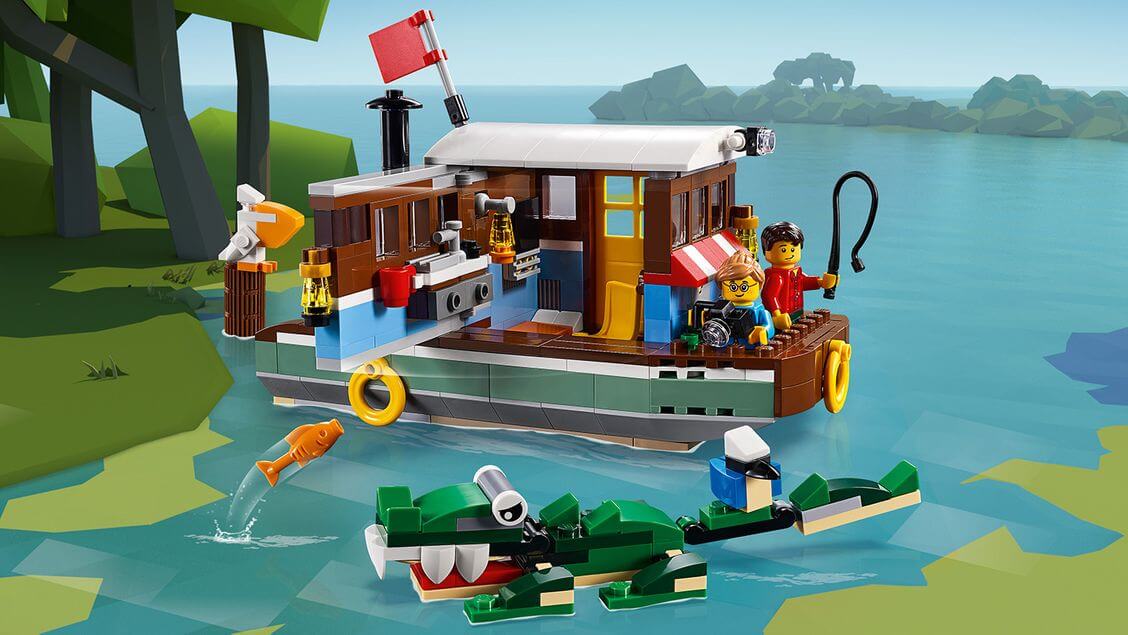 乐高创意百变系 Lego Creator 31093 3合1 河边船屋,现在到手18.94欧!!