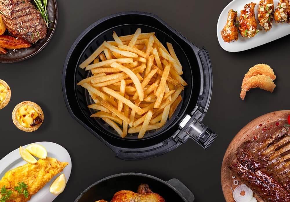 TaoTronics XXL Airfryer 空气炸锅 4L超大容量 7个预设烘烤程序,现在到手39.99欧!!