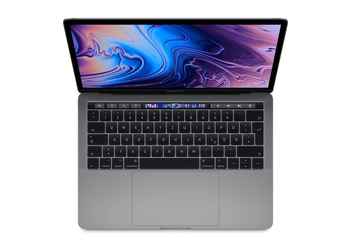 苹果 Apple MacBook Pro 13寸 2019款 第8代Intel Core i5 1.4 GHz 8GB/256GB(太空灰),到手1,199欧,原价1,749欧!