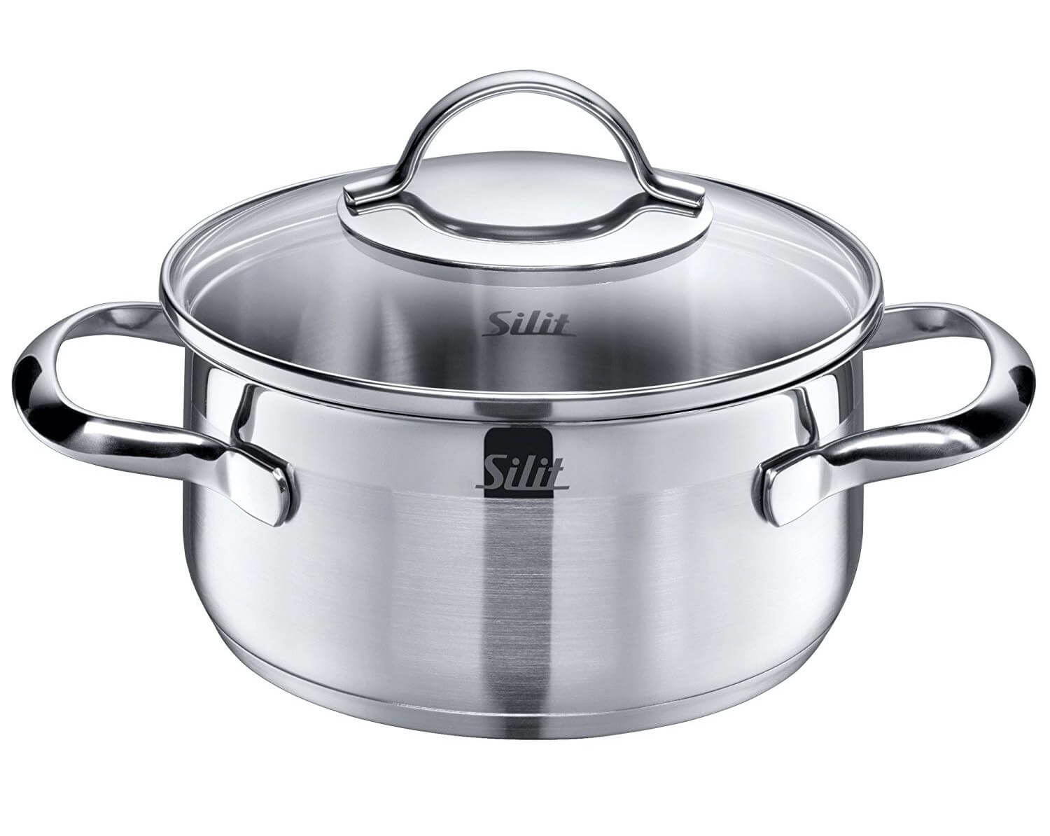 喜力特 Silit Achat不锈钢锅具 16cm 1.4升 带玻璃锅盖，到手24.54欧，原价32.43欧！