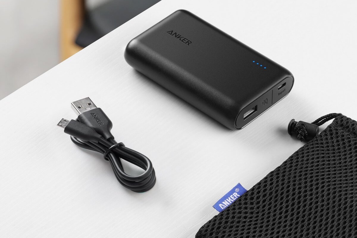 德亚7千多5星好评!Anker PowerCore 10000mAh 移动电源 黑色,到手19.99欧,原价25.99欧!
