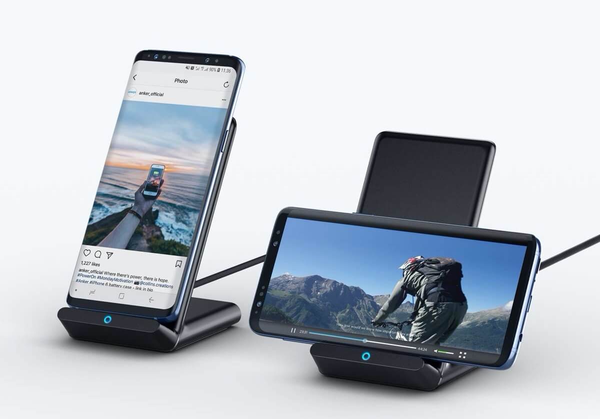 Anker PowerWave 立式无线充电器 支持苹果手机7.5W快充 安卓10W快充,到手16.99欧,原价21.99欧!