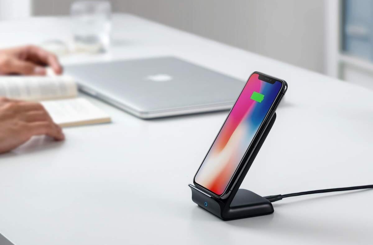 Anker Fast Wireless Charger PowerWave 立式无线充电器 7.5W/10W/5W,到手22.49欧,原价29.99欧!特价!