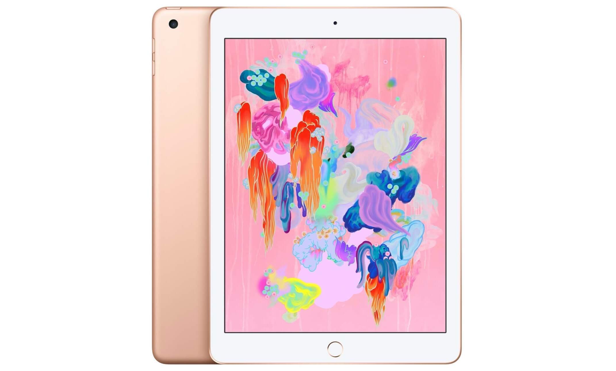 苹果 Apple iPad 2018 9.7寸 32GB Wi-Fi + 4G版 金色,到手349欧,原价479欧!