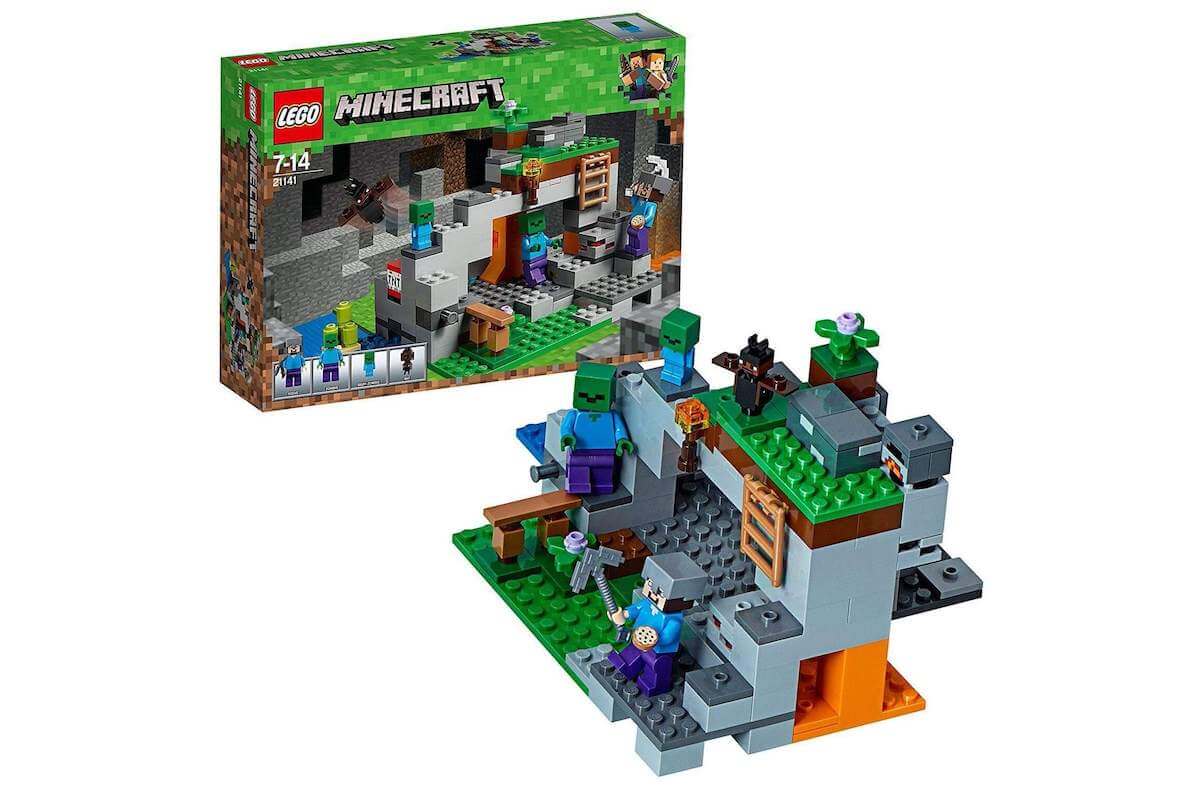 乐高我的世界系列 LEGO Minecraft 21141 僵尸洞穴，到手14.19欧，原价19.99欧！