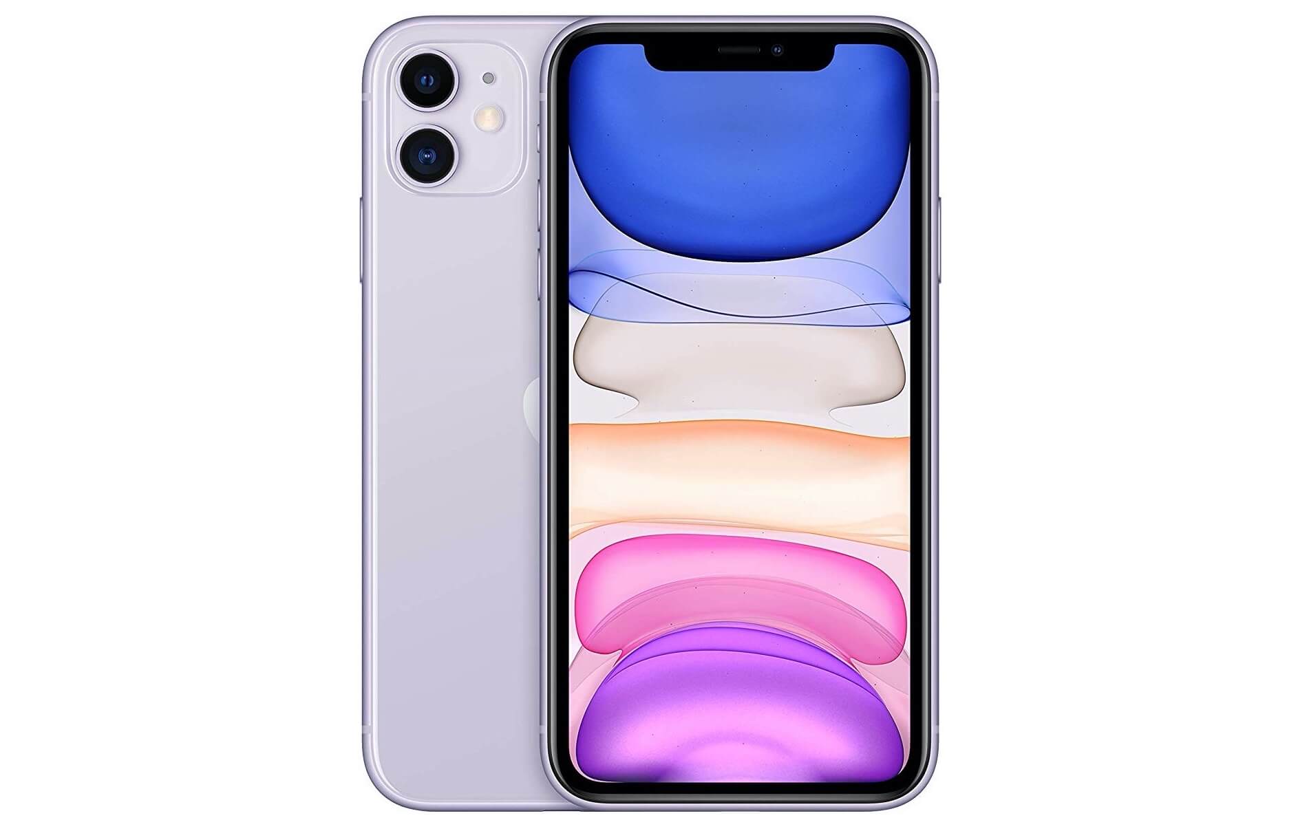 苹果 Apple iPhone 11 智能手机 紫色 256GB A13 Bionic 处理器 续航更佳 支持双卡双待,到手814.29欧,原价969欧!特价!