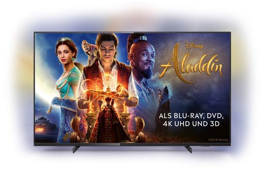 飞利浦 Philips 43PUS6704/12 43寸4K液晶智能电视 纤薄窄边框 三面流光溢彩,到手326欧,原价549欧!