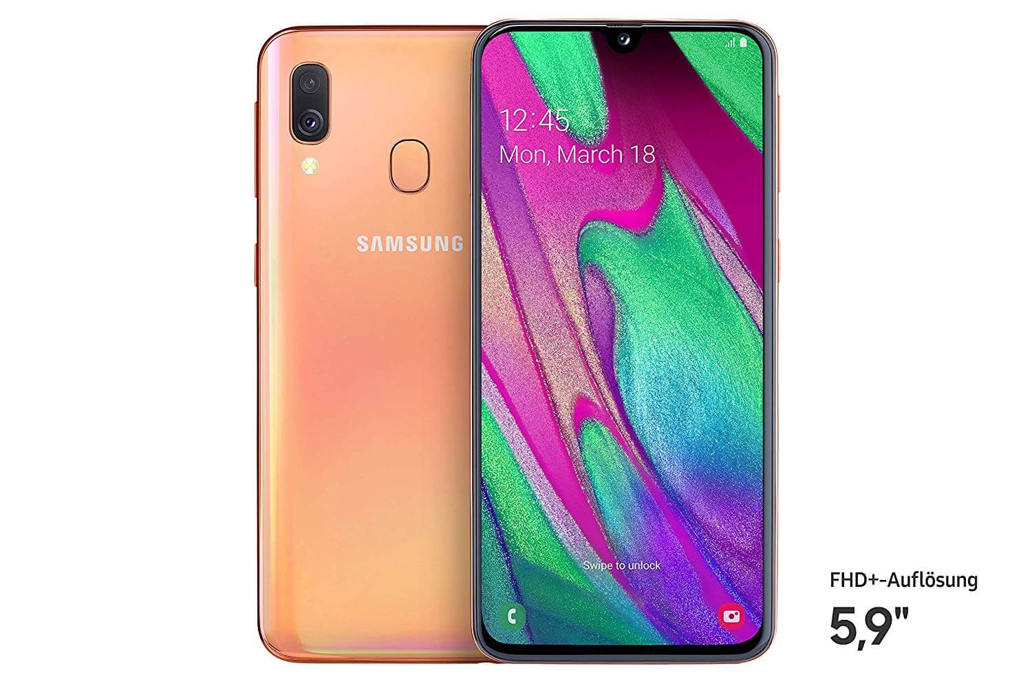 Samsung Galaxy 0 64gb 珊瑚红5 9寸infinity U Amoled水滴屏后置双摄双卡双待安卓9 到手169欧 原价199欧 03 08 Media Market打折特价活动 德国买买买
