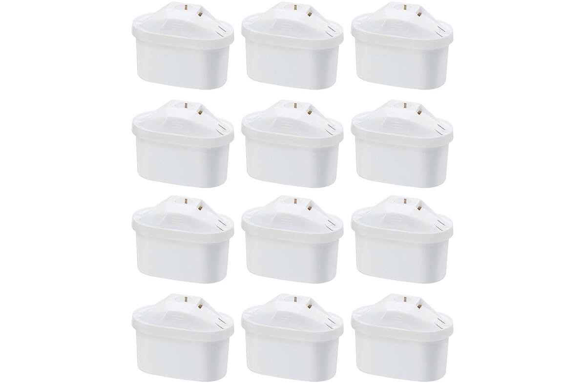 亚马逊自有品牌 AmazonBasics 净水壶滤芯 适合Brita滤水壶 12只装,到手39.99欧,原价42.99欧!