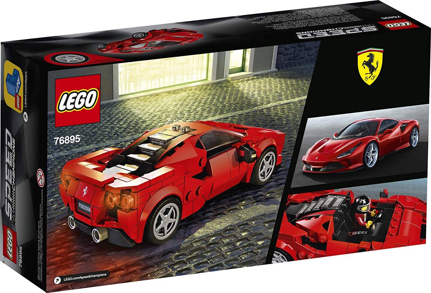 乐高超级赛车系列 LEGO Speed Champions 76895 法拉利 Ferrari F8 Tributo 赛车，到手14.07欧