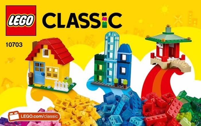 乐高经典系列 LEGO Classic 10703 创意拼砌套装 建筑套装，到手59.99欧，原价89欧！
