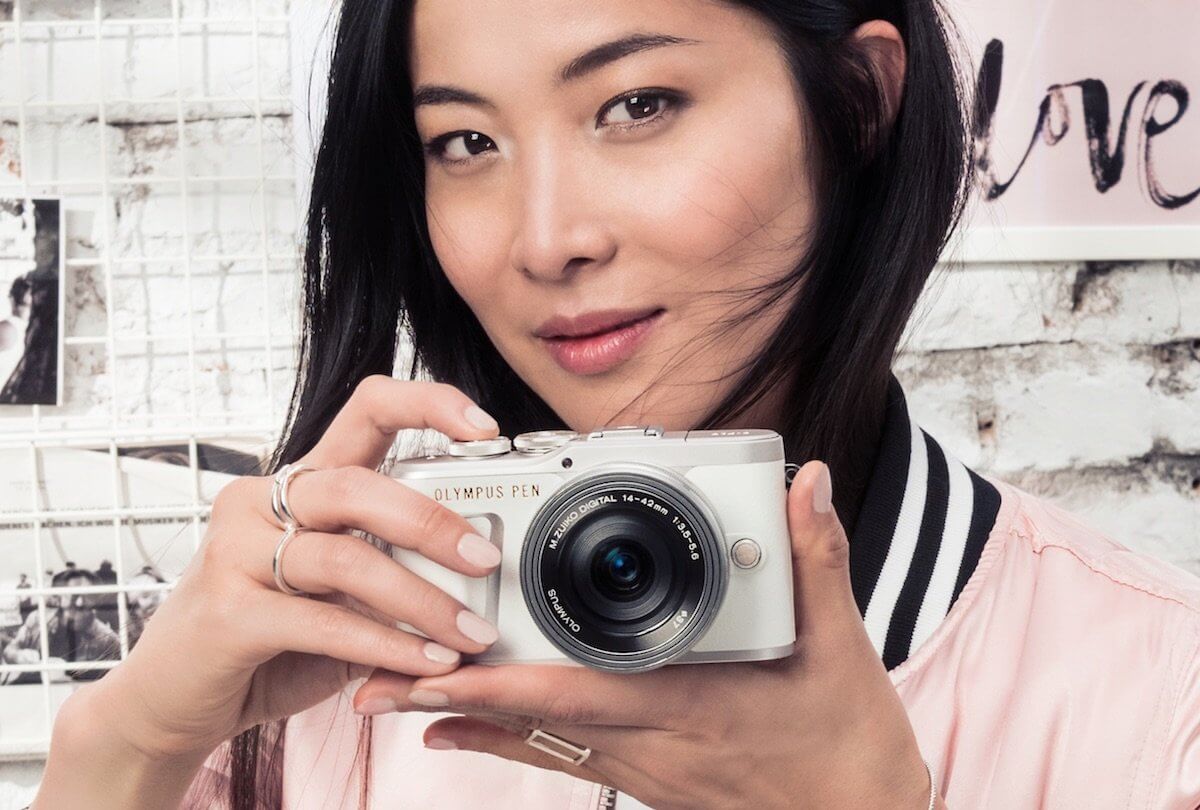 奥林巴斯 Olympus PEN E-PL9 微单机身 白色 1600万像素 4K录像 白色,到手335.33欧,原价449欧!特价!