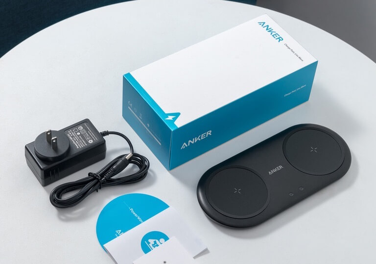 Anker PowerWave 10 Dual Pad 双模式无线充电器 支持苹果手机7.5W快充 安卓10W快充，到手25.99欧，原价49.99欧！特价！