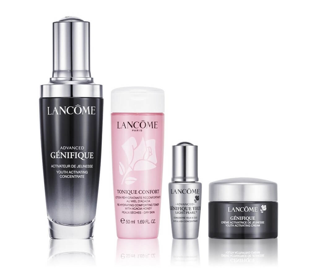 Lancôme Advanced Génifique 兰蔻小黑瓶超值4件套 含小黑瓶50ml+大眼精华5m+小黑瓶面霜15ml+兰蔻粉水50ml,到手54.9欧,原价115欧!