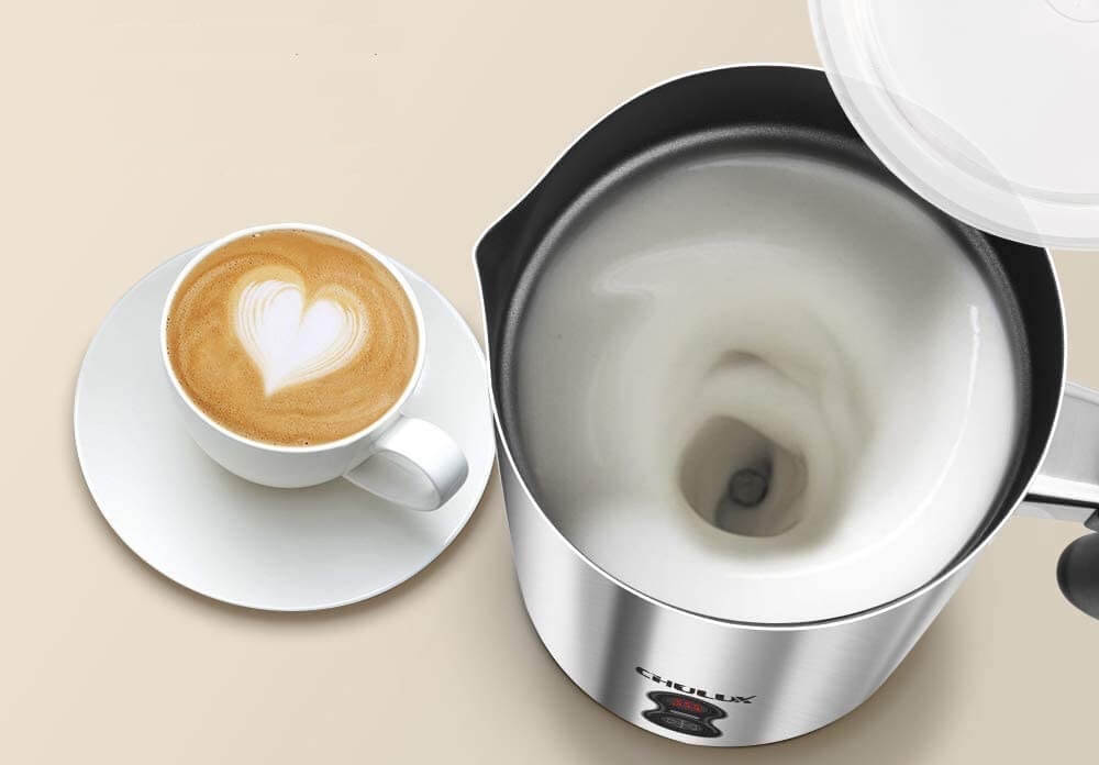 CHULUX 电动奶泡机 牛奶发泡机 240毫升容量 500瓦功率,到手33.99欧,原价39.99欧!特价!