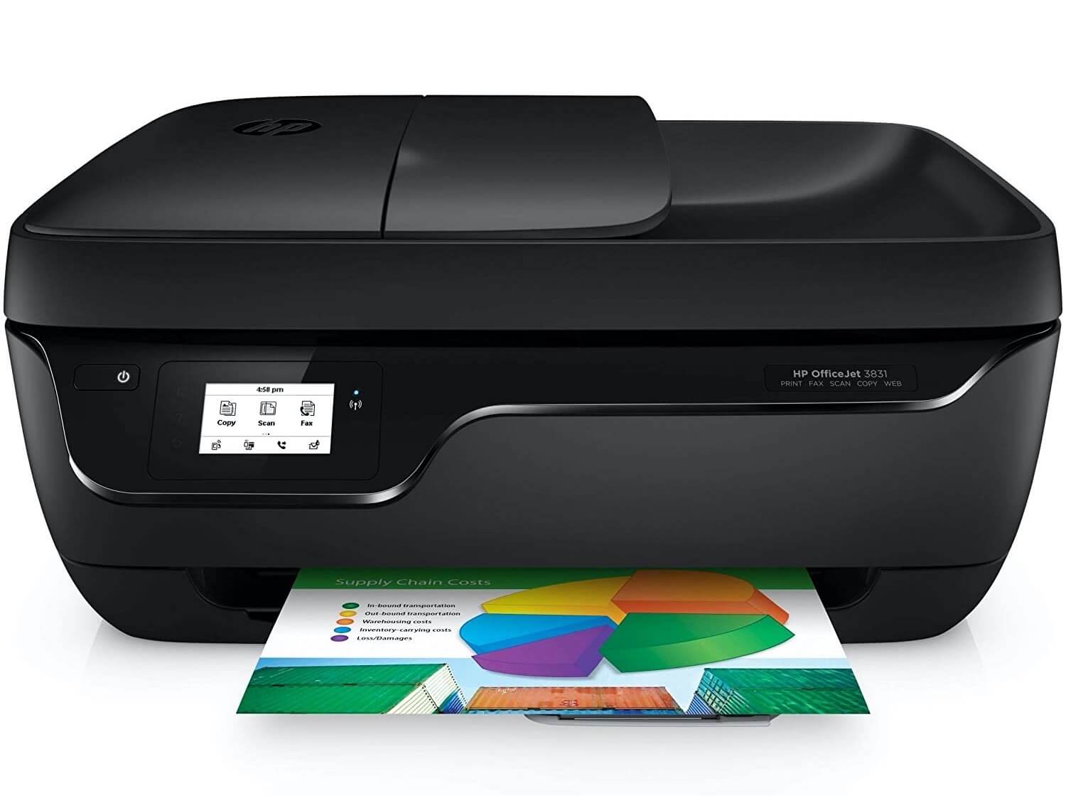 德亚销冠!惠普 HP Officejet 3831 多功能打印机 Instant Ink省墨技术 Airprint无线打印,到手71.99欧,原价89.9欧!全德免邮!