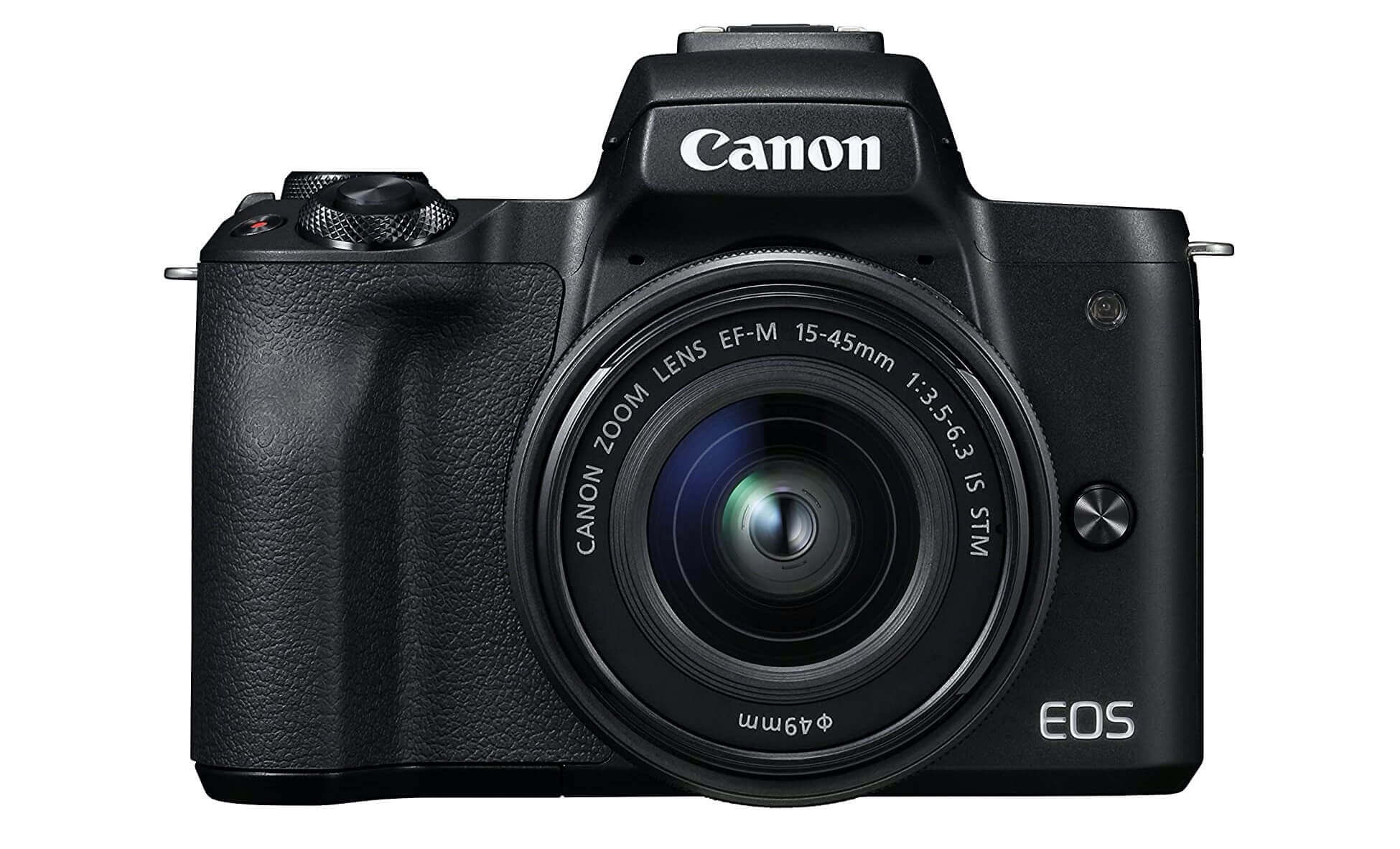 佳能 Canon EOS M50 微单套机 2410万像素 4K录像 带15-45mm + EF-M 55-200mm 双镜头,到手656欧,原价1,018欧!!