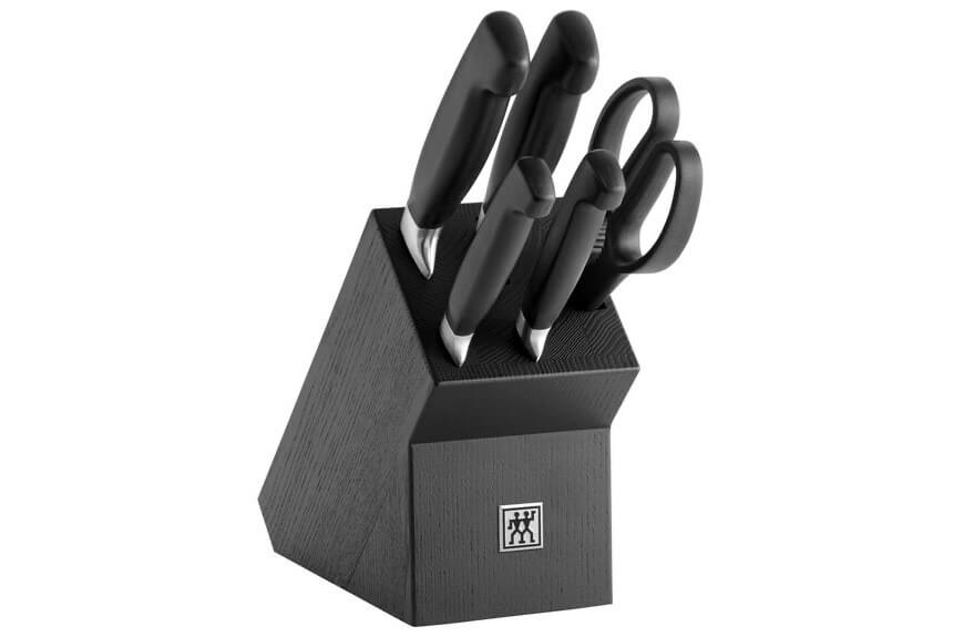双立人 ZWILLING VIER STERNE 四星刀具6件套 黑色,到手74.96欧,原价259欧!!