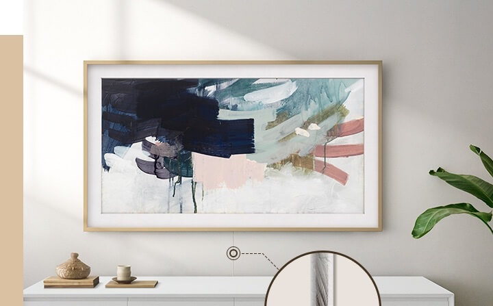 三星 Samsung The Frame 4.0 GQ55LS03T 55寸 QLED 光质量子点画框电视 4K分辨率,到手1,429欧,原价1,599欧!