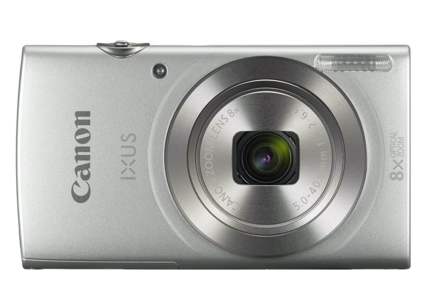 佳能 Canon IXUS 185 便携式数码相机 银色 2000万分辨率 2.7寸显示屏 8倍光学变焦,到手77欧,原价109欧!全德免邮!