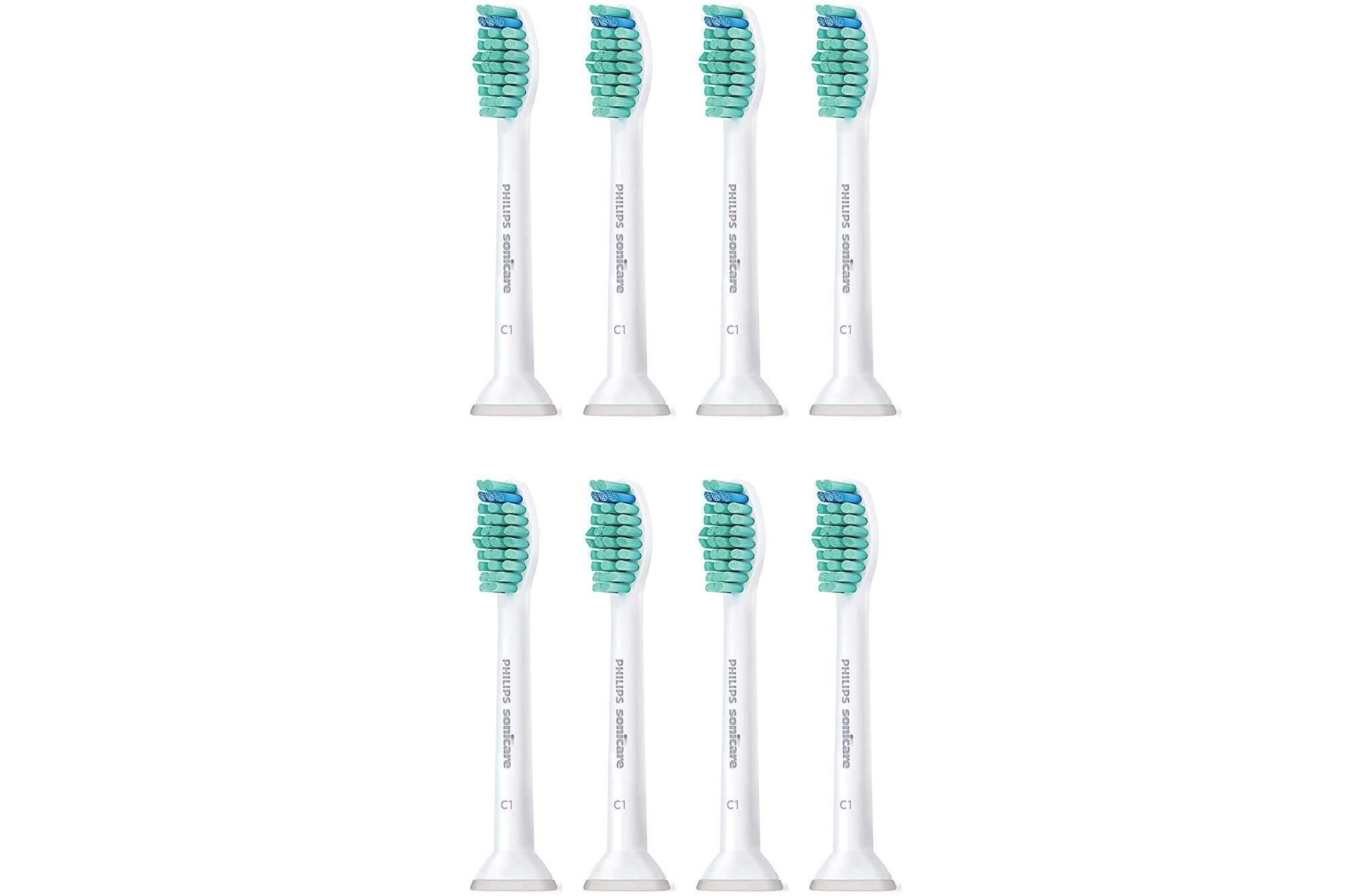 超热卖! 飞利浦 Philips Sonicare HX6018/07 Original ProResults 标准牙刷头 适合飞利浦钻石声波牙刷 8只装,到手19.99欧,原价49.99欧!