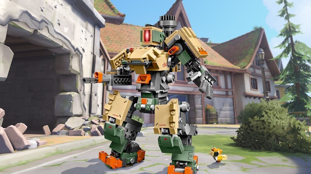 乐高守望先锋系列 LEGO 75974 - Overwatch Bastion 堡垒和小鸟妮妮，到手45.99欧，原价59.99欧！