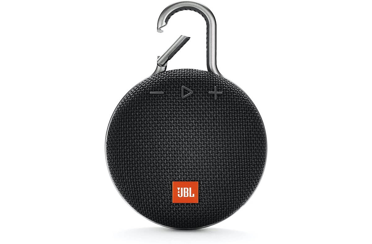 JBL Clip 3 便携式蓝牙音箱 黑色 蓝牙4.1 IPX7防水 10小时续航,到手35.9欧,原价59.99欧!特价!